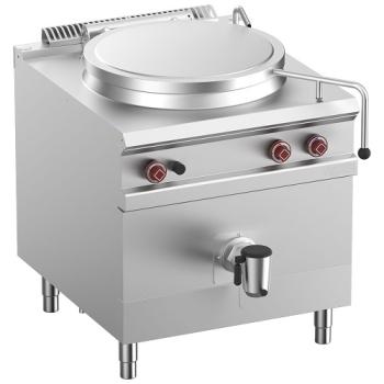 G9/M15D8-N (25) Gas Kochkessel direkt beheizt, 150 Liter, auf Unterbau