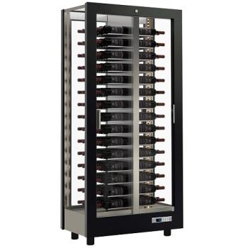 GVV-1/TR-R2_DE53-BI (25) Weinkühlvitrine, weiß, 120 Weinflaschen.