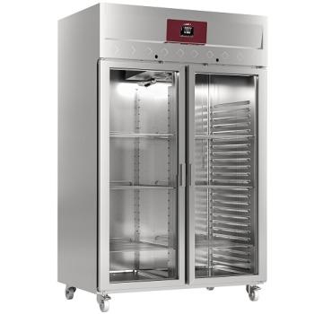 ID140/R9G (25) Umluft Kühlschrank 1400 Liter 2 Glastüren GN 2/1, Auf Rädern