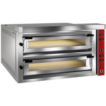 LFD-18L-LX (25) Elektro Pizzaofen "extra large", 2x 9 Pizzen 350mm - FULL Schamottstein