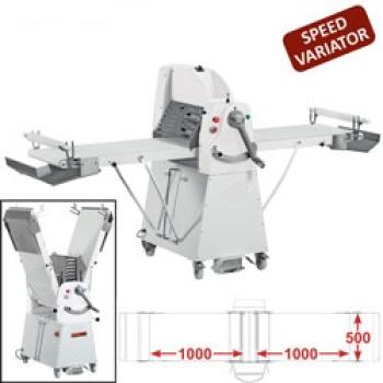 LM/50-10MVV (25) Teigausrollmaschine, Sockel, 500x1000 mm - Variable Geschwindigkeit