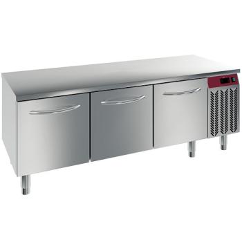 N65/R316G-9H (25) Kühlunterbau, 3 Schubladen GN 1/2 + 1/3h200 mm