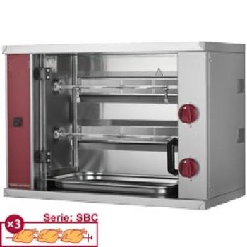 RVG/2-SBC (25) Hähnchengrill Gas (klein), 2 Spieße, (6 Hähnchen) SMALL