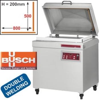 SC-124T/IVP SC-124T/S (25) POLAR 80 VAKUUM-MASCHINE, INOX KAMMER 800x500xh200