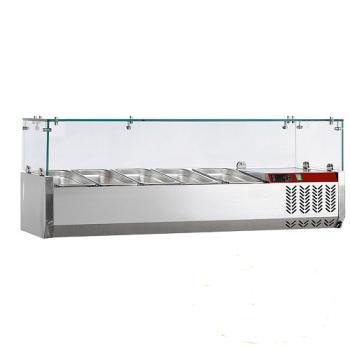 SX120/DV-R6 (25) Kühlaufsatz 5x GN 1/4 - 150 mm, mit Glas