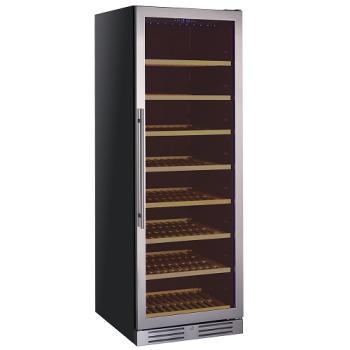 WCB/38-T1 (25) Weinkühlschrank, belüftet, Edelstahltür, 470 Lt., - SCHWARZ