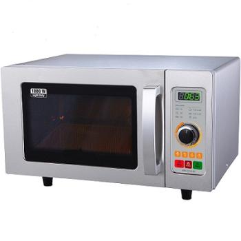 WR-2510-M (25) Mikrowelle aus Edelstahl, 1000 W. (25 Lt), Mechanische