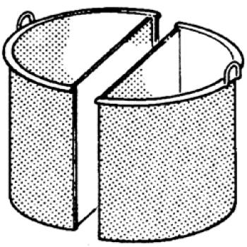 A9/CP-152 (25) Korb 2 Bereiche, 150 Liter