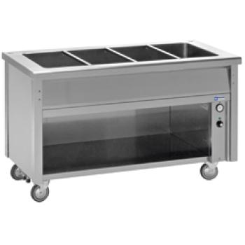 BT15 (23) EGB15 Bain-Marie Element auf offenem Unterbau 4 GN 1/1