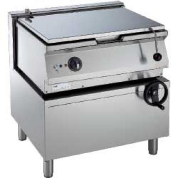 E17/BRI8-N (25) Elektro Kippbratpfanne, Becken aus Edelstahl 60 Liter auf Unterbau