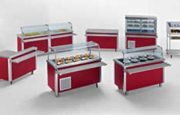 BA12 (25) EAB12 Bain-Marie Element auf Unterbau geschlossen 3 GN 1/1