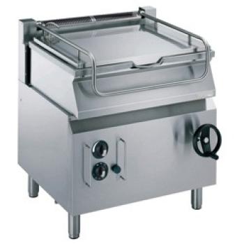 G17/BRI8-N (25) Gas Kippbratpfanne, Becken aus Edelstahl 60 Liter auf Unterbau