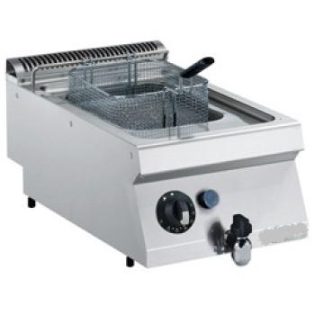 G17/F74T-N (25) Gas Friteuse, Becken in "Y" Form, 7 Liter, externer Brenner