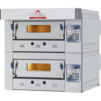 Premium G6 50512002 (25) K Italforni Gas-Pizzaofen, 6 Pizzen Ø 300 mm