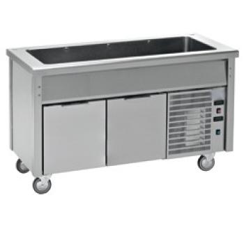 RCA15-R2 (25) Kühlausgabe Element mit Kühlwanne auf Kühlunterbau +4°+10° & +2°+10°