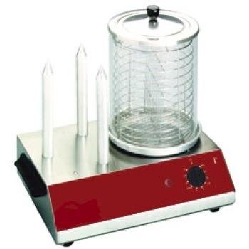 STAR-HD/R (23) Hot-Dog-Kocher und Spießtoaster mit 3 Spießen und Pyrex Glas