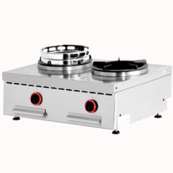 WGX2-8/T 10823002 (23) Wok Tischmodell, 2 Brenner, 2x13 kW