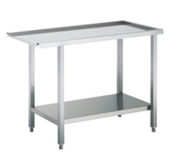 Z/TU700 (25) M Auslauftisch oder Zulauftisch für Korbdurchschubspüler, Breite 700
