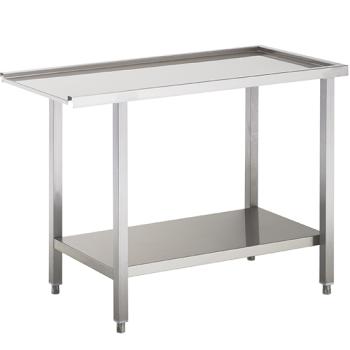 Z/TU1200 (25) M Auslauftisch oder Zulauftisch für Korbdurchschubspüler, Breite 1200