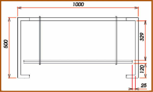 HV/1005 Kondensationshaube 1000x1100x500mm