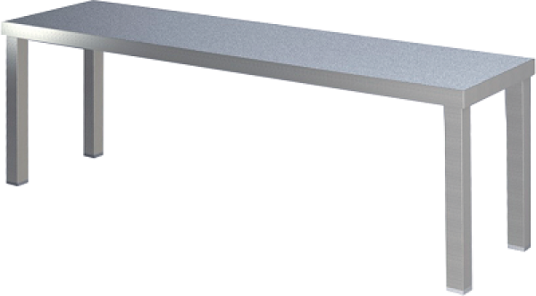 125 4518006 Edelstahl Aufsatzboard, 1 Etage