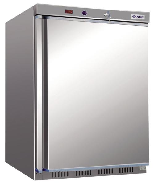 202TK CHR 347216 (25) K Tiefkühlschrank-Gefrierschrank, statisch, 150 Liter. Außen aus Edelstahl