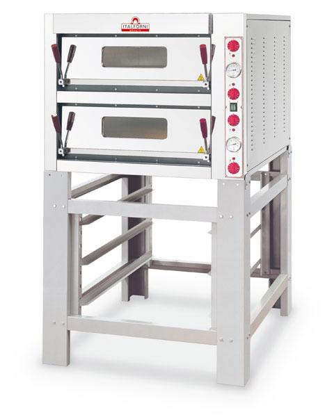 Allround 4+4 50521004 (25) K Italforni TK44 Pizzaofen, elektro, 4+4 Pizzen 32cm