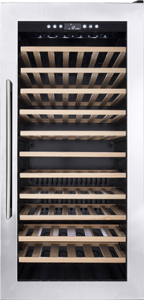 VINO 300 529300 (25) K Glastür-Weinkühlschrank für die Präsentation und Lagerung