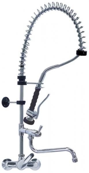 548839 (25) G Geschirrbrause kurz mit Wandbatterie Hebel Keramikkartusche ø40mm mit Schwenkventil