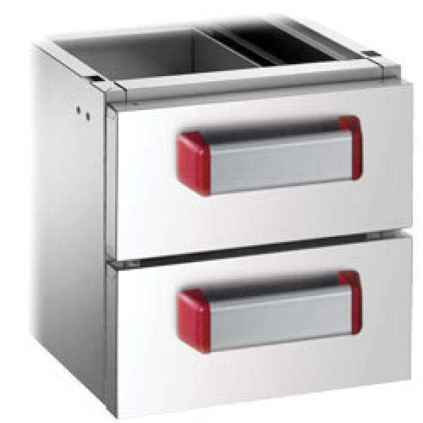 A7/K2C2-RN (25) Schubladen-Kit GN 2/1 für Unterbau 70x59x42