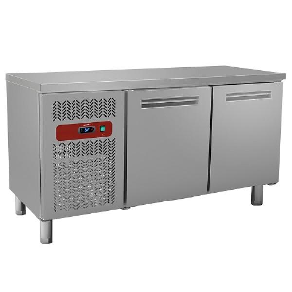 BMIV15/R2 (25) Kühltisch, Umluft, 2 Türen, 1500x600xh880/900