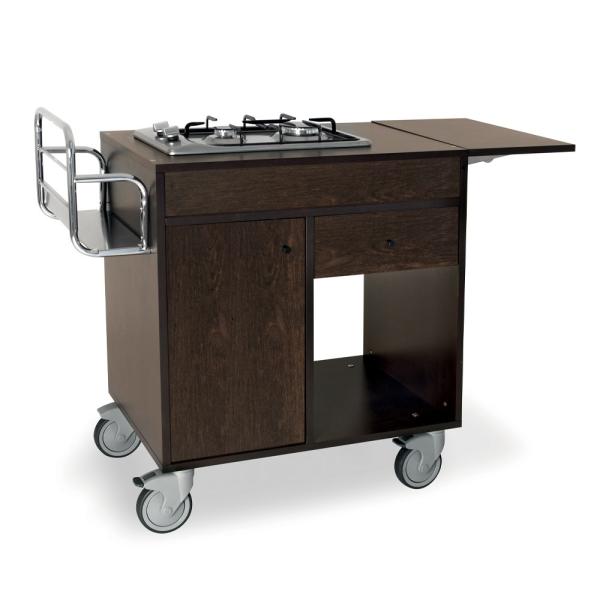 CF/2FW (25) Flammbierwagen 2 Brenner "Wenge"