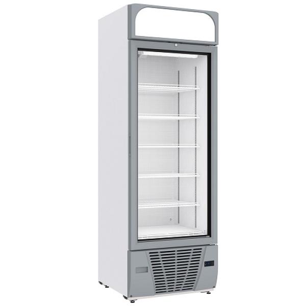 CLN53-SW E50NC/R2 (25) Glastür Tiefkühlschrank, 496 Liter
