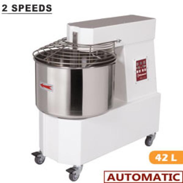 DH42/T2V (25) Teigknetmaschine 42 Liter, 2 Geschwindigkeiten,- Automatisch, digital, auf Rädern