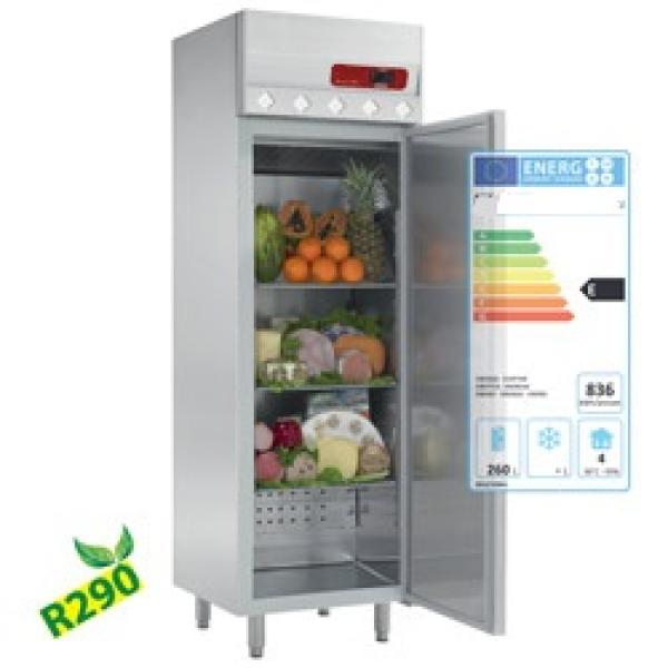 ID40-R6 (25) Kühlschrank Umluft, 400 Liter, 1 Tür, 600x600xh1890