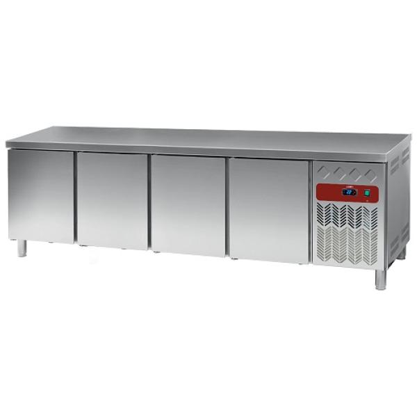 DP255/PC-R2 (25) Konditorei-Bäckerei Kühltisch, Umluft, 4 Türen EN 600x400, 760 Liter