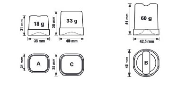 ICE130A-R2 (25) Eiswürfelbereiter gefüllte Eiswürfel 125Kg/24Std mit Reservebehälter  65 kg