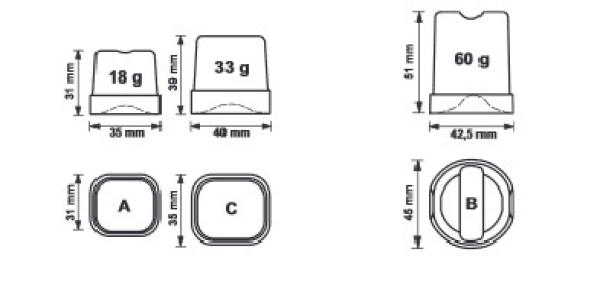 ICE130A-R2 (23) Eiswürfelbereiter gefüllte Eiswürfel 125Kg/24Std mit Reservebehälter  65 kg