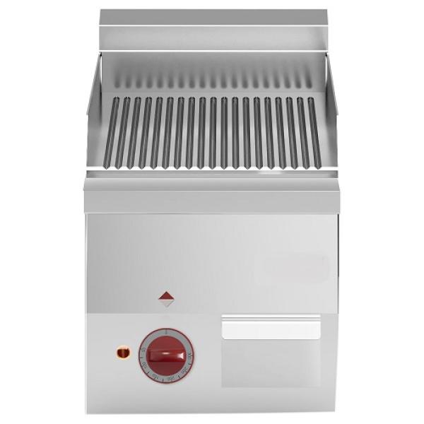 E60/PR3T-N (25) Elektro Grillplatte, gerillt -Top-
