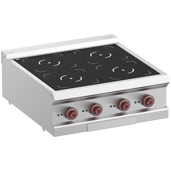 E7/4ID7T-N (25) Induktionsherd, 4 Induktionszonen -TOP-
