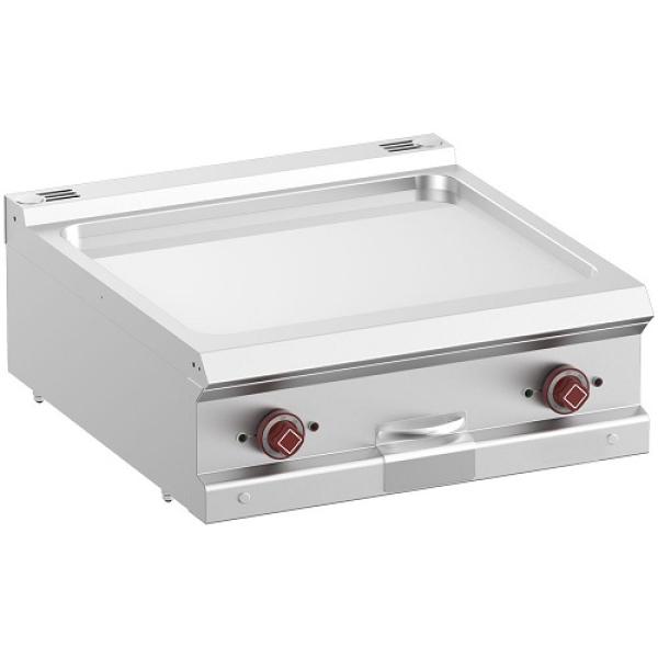 E7/PLCD7T-N (25) Elektro Grillplatte, glatt hartverchromt Tischgerät, 70x70x25