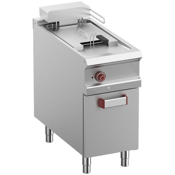 E9/F18A4-N (25) Elektrische Fritteuse 1 Becken 18 Lit., auf Unterschrank