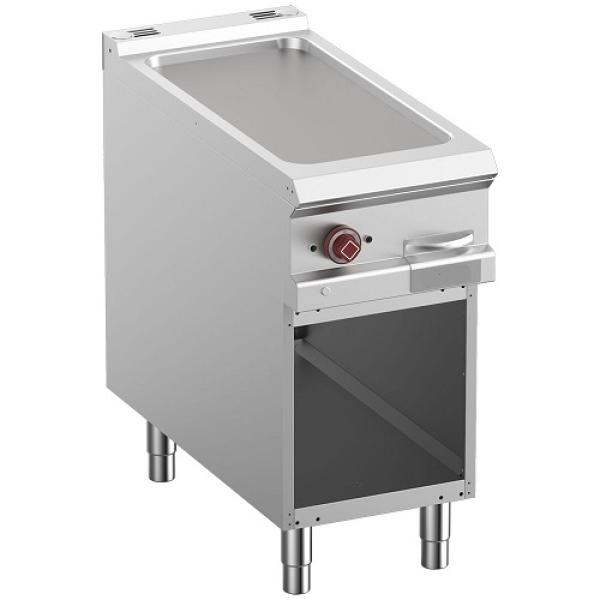 E9/PLA4-N (25) Elektro-Grillplatte, glatt, Modul 1/2, offener Unterbau