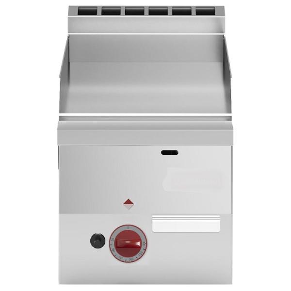 G60/PLCD3T-N (25) Gas Grillplatte, glatt "verchromt" -Top-