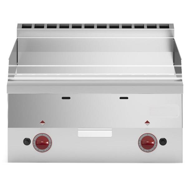 G60/PLCD6T-N (25) Gas Grillplatte, glatt "verchromt" -Top-
