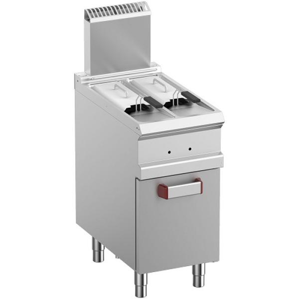 G7/F2V7A4-N (25) Gas Fritteuse 2 Becken je 7 Liter mit Unterbau