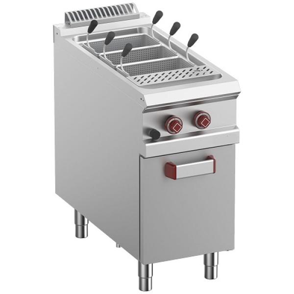 G9/CPA4-N (25) Gas-Nuddelkocher , 1 Becken 40 Lit., auf Unterschrank (s/Korb)