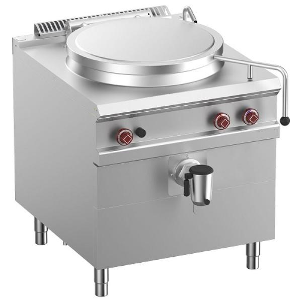 G9/M10D8-N (25) Gas Kochkessel direkt beheizt, 100 Liter, auf Unterbau