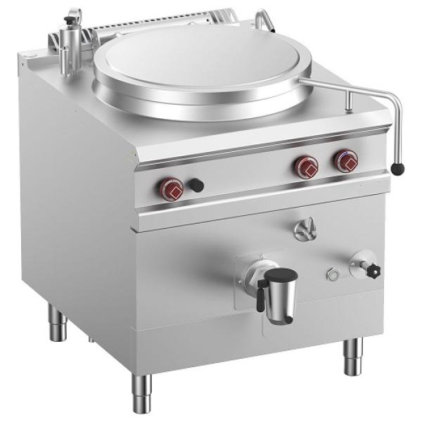 G9/M15I8-N (25) Gas Kochkessel indirekt beheizt, 150 Liter, auf Unterbau