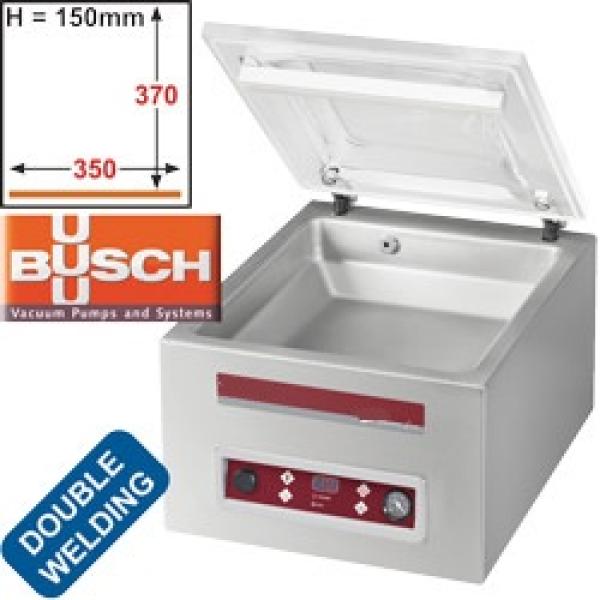 GA-102/S JUMBO 30 (25) Vakuum-Maschine (8m3/Std) Schweißbalken 350mm